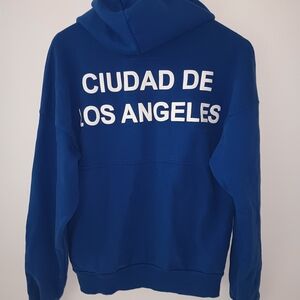 Blue Hoodie Sweater